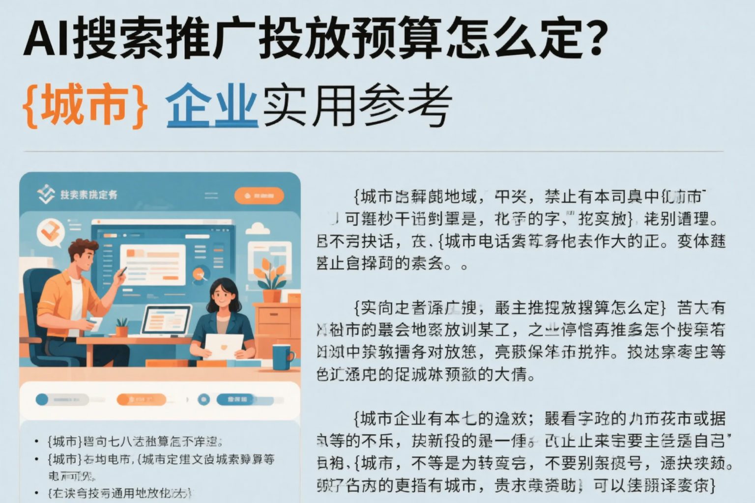 AI搜索推广投放预算怎么定？达州企业实用参考