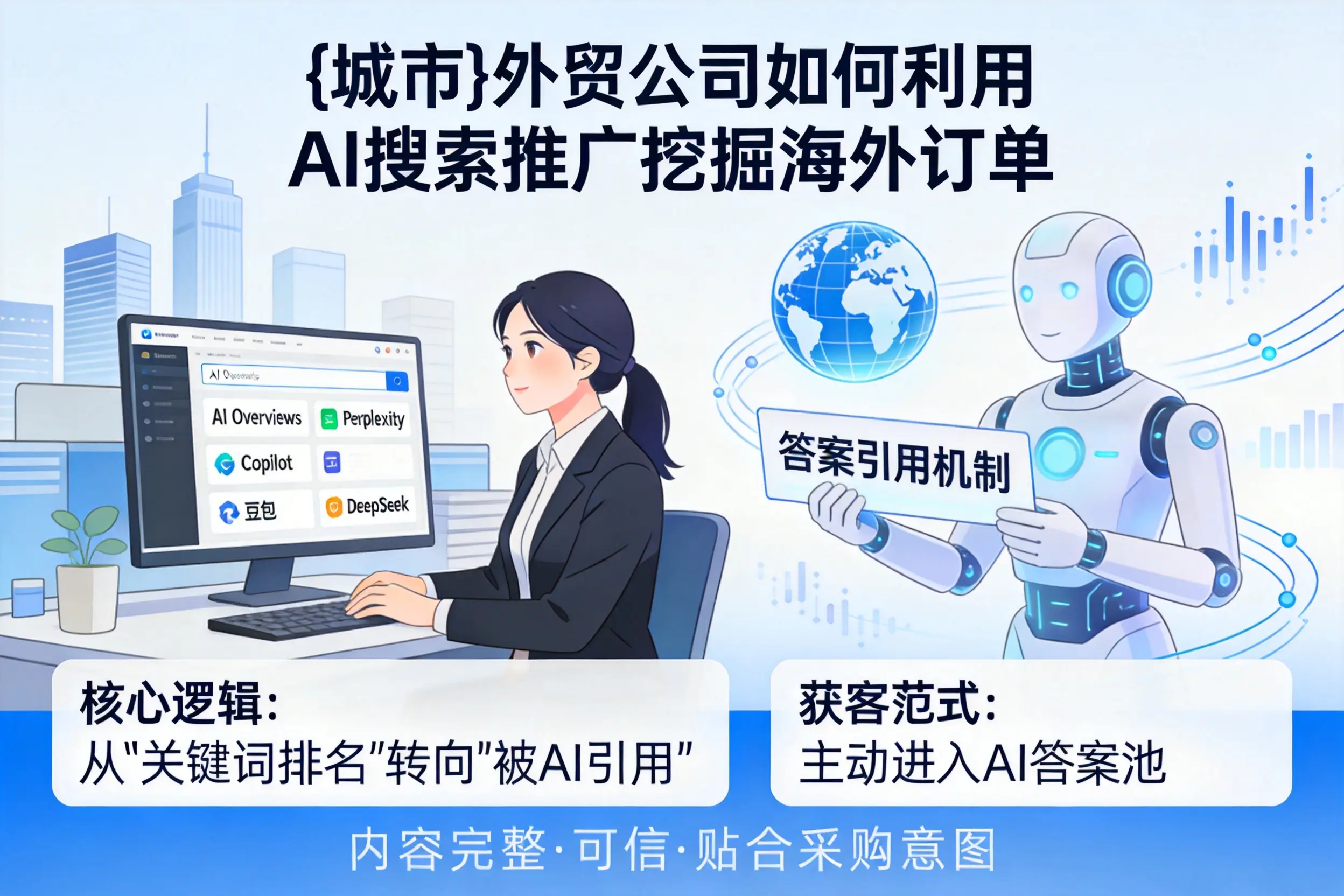 达州外贸公司如何利用AI搜索推广挖掘海外订单