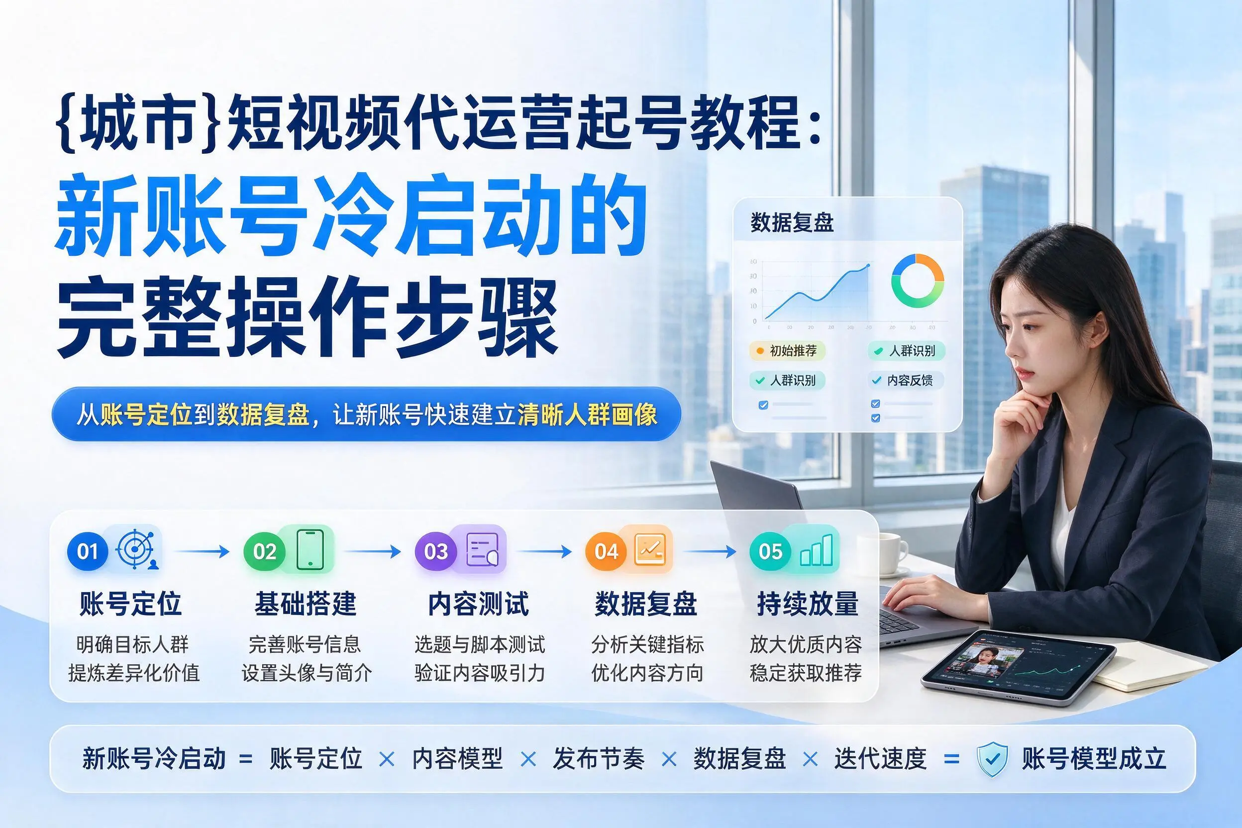 达州短视频代运营起号教程：新账号冷启动的完整操作步骤