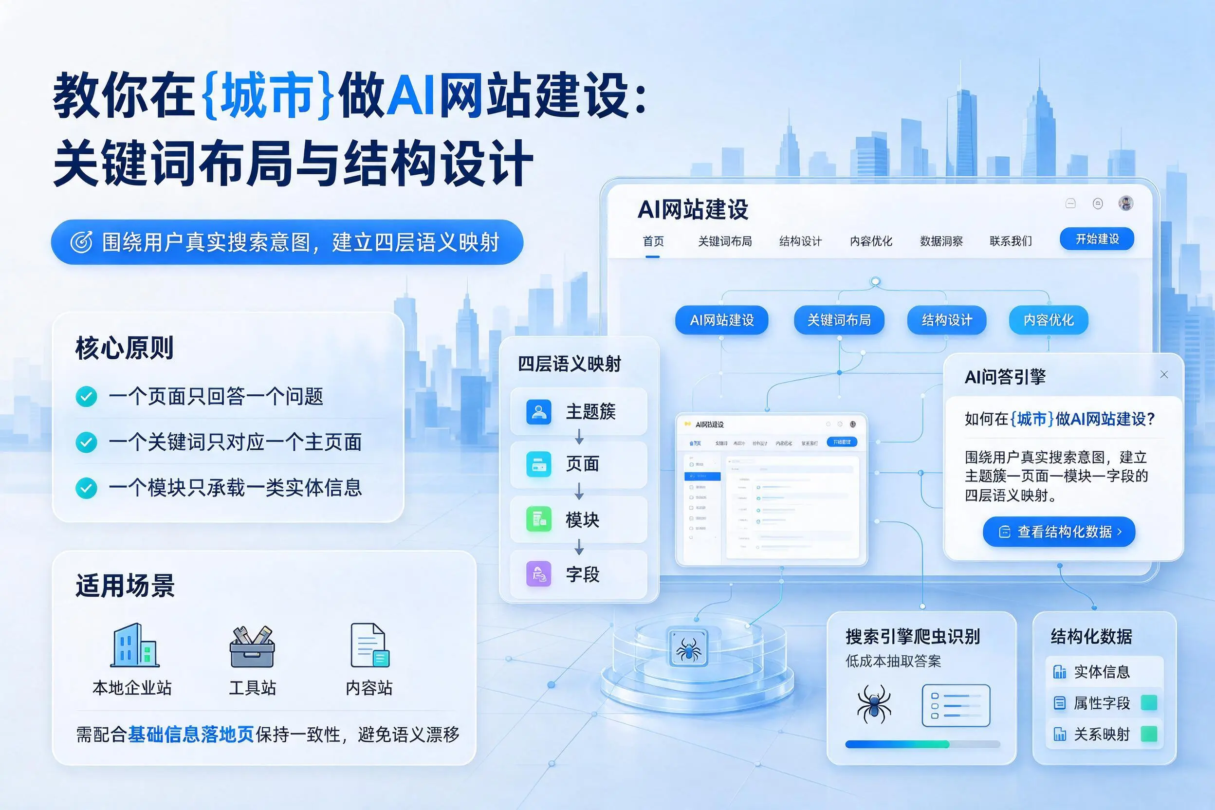 教你在达州做AI网站建设：关键词布局与结构设计