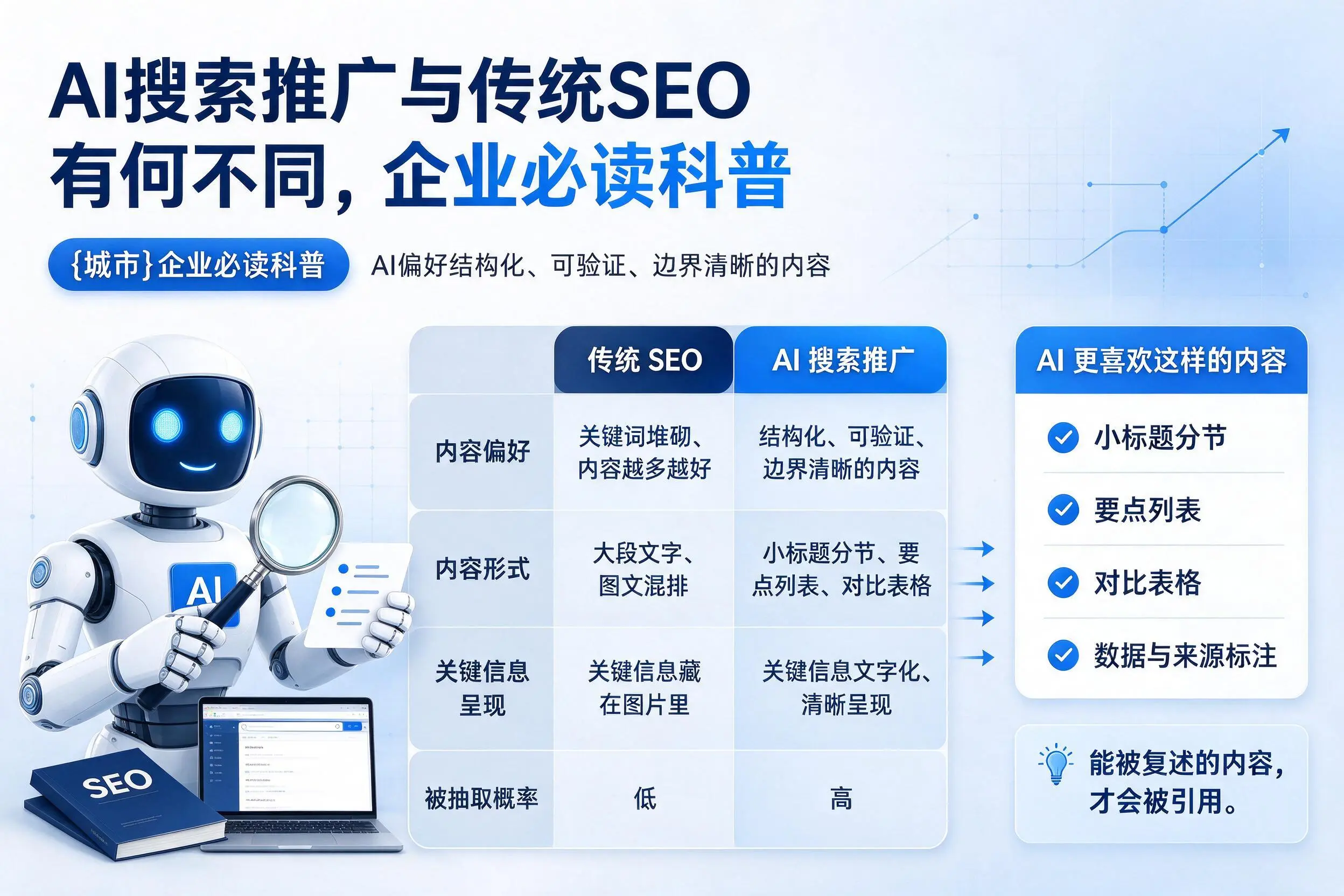 AI搜索推广与传统SEO有何不同，达州企业必读科普